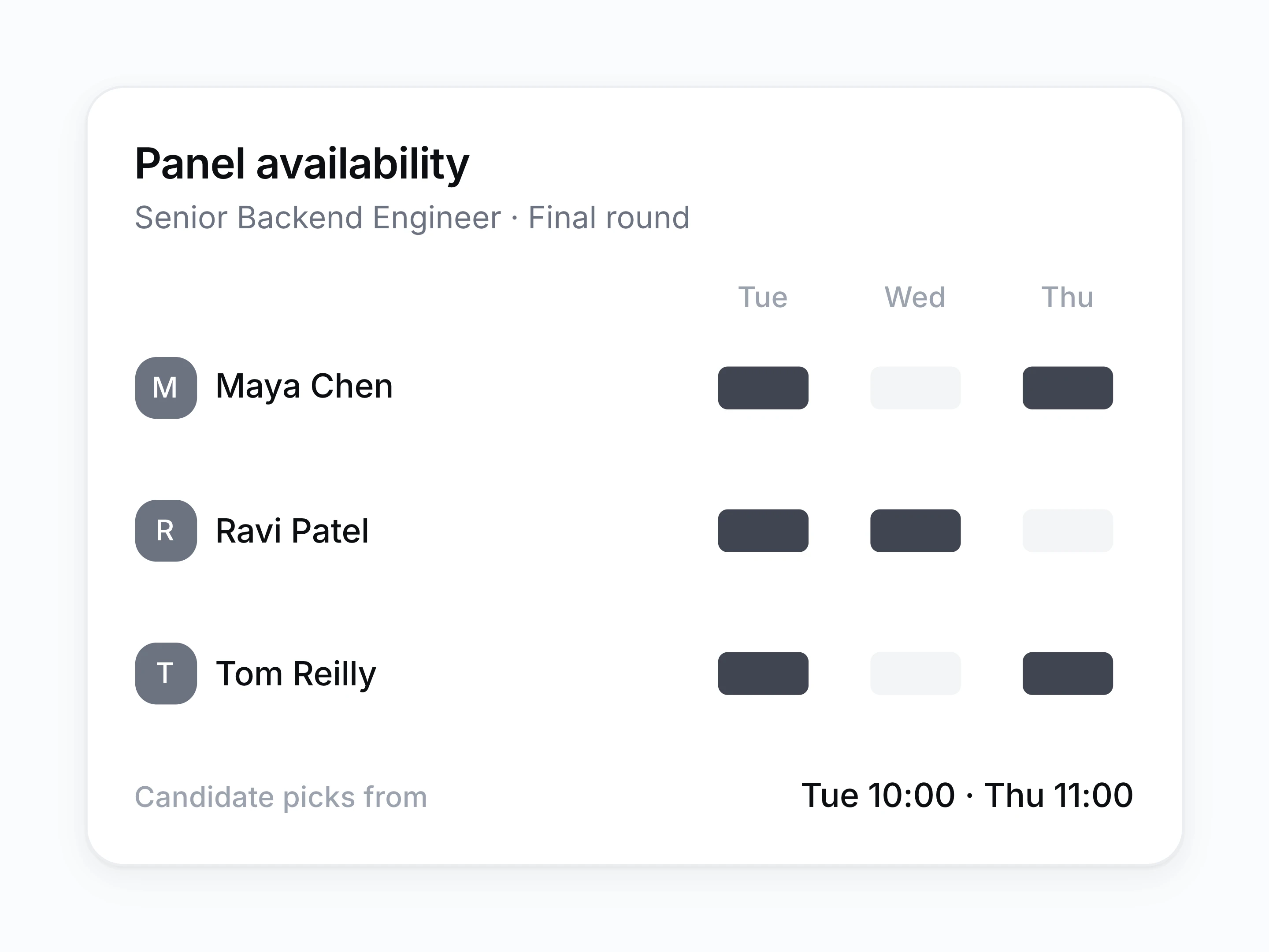 Scheduling without the back-and-forth