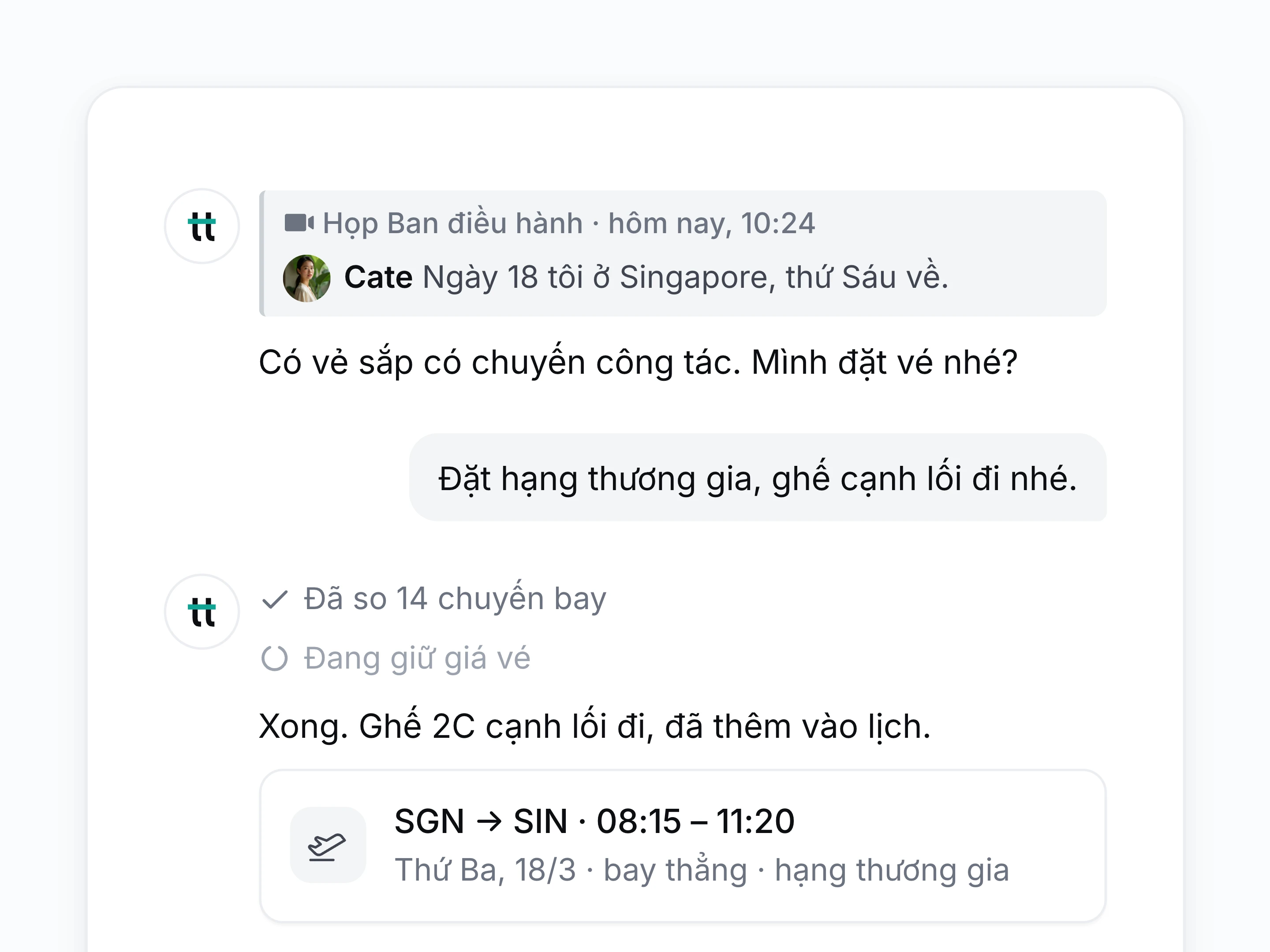 Thực hiện các bước tiếp theo